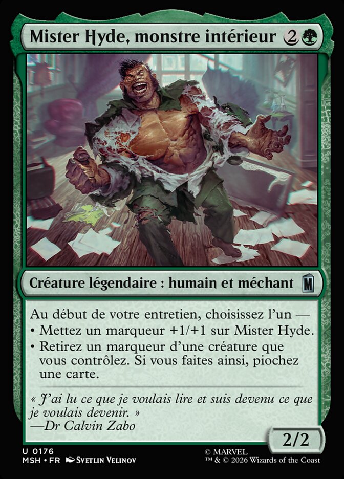 Mister Hyde, monstre intérieur