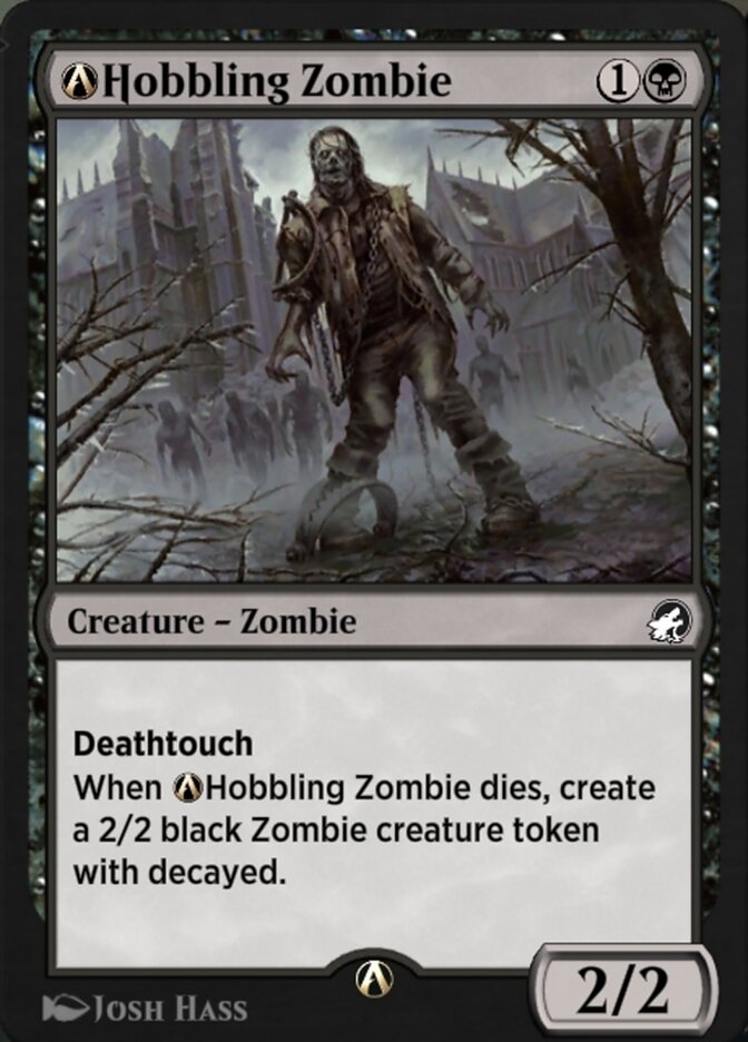 A-Hobbling Zombie