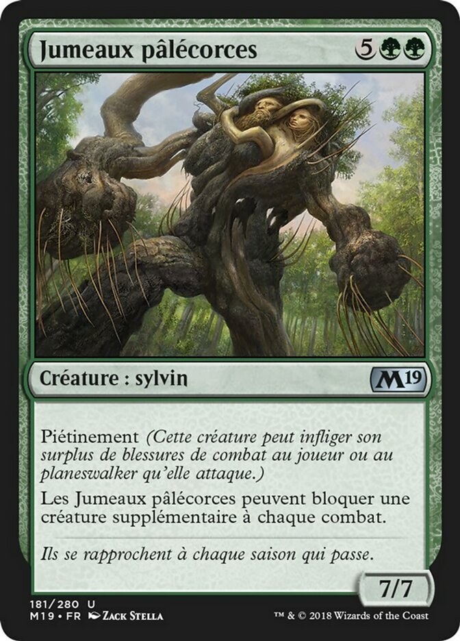 Jumeaux pâlécorces