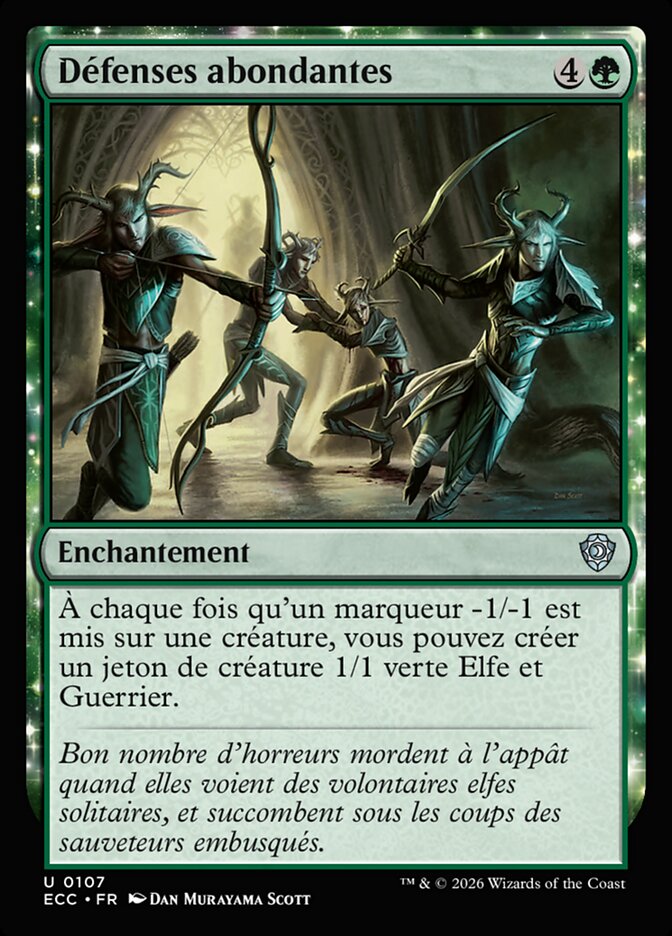 Défenses abondantes