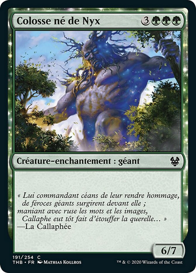 Colosse né de Nyx