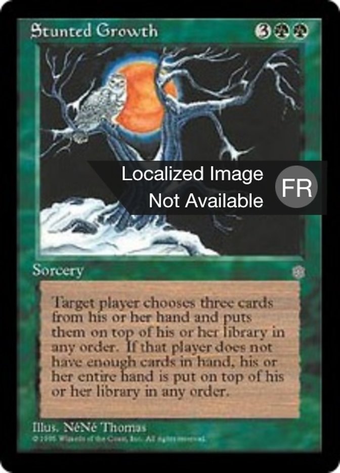 Croissance sclérosée