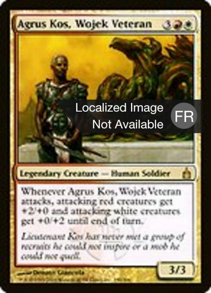 Agrus Kos, vétéran wojek