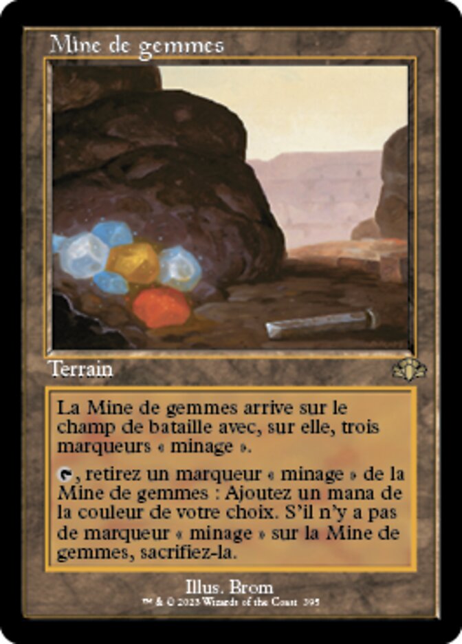 Mine de gemmes