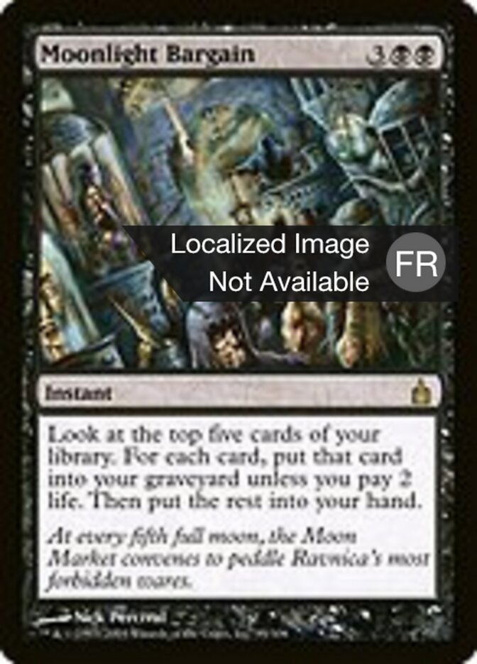 Marché au clair de lune