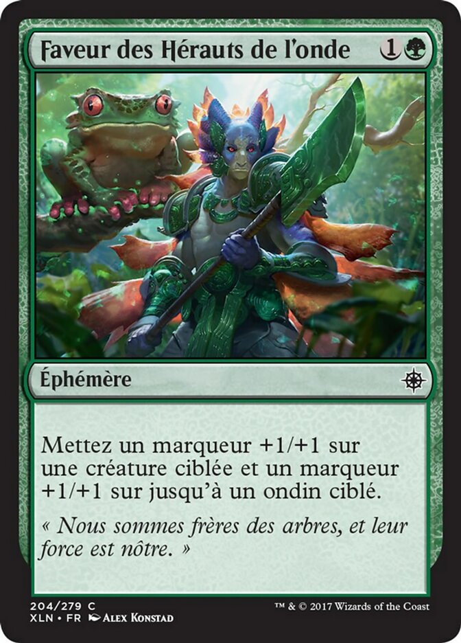 Faveur des Hérauts de l'onde