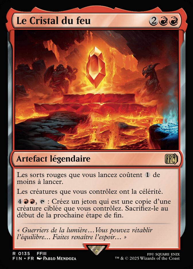 Le Cristal du feu