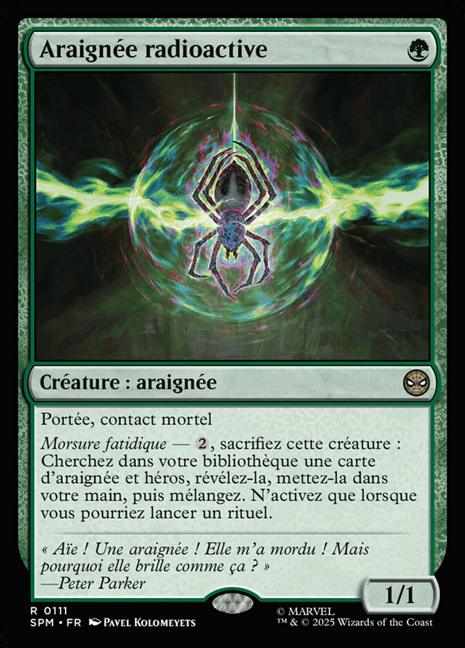 Araignée radioactive