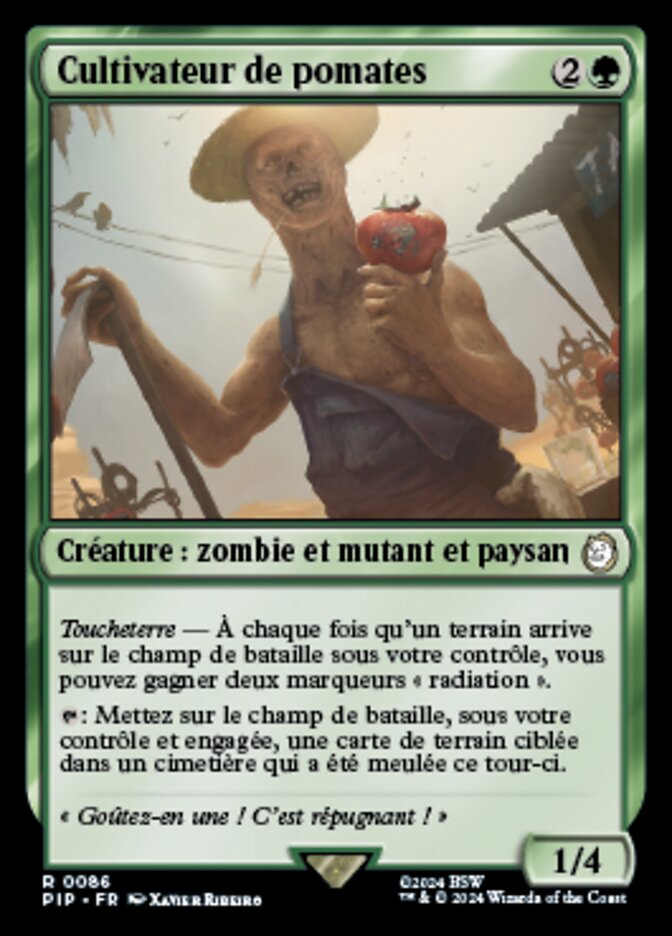 Cultivateur de pomates