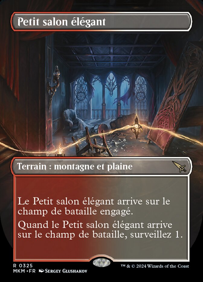 Petit salon élégant