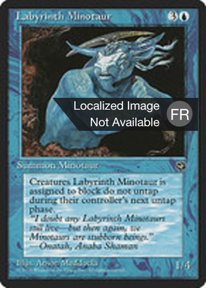 Minotaure des labyrinthes