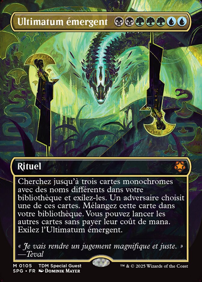 Ultimatum émergent