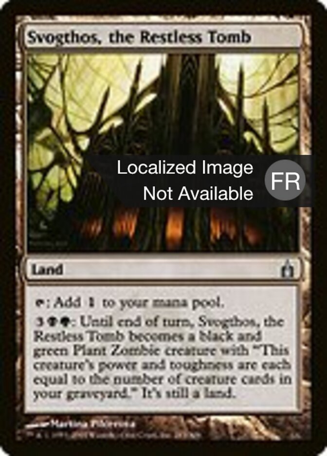 Svogthos, le Tombeau agité