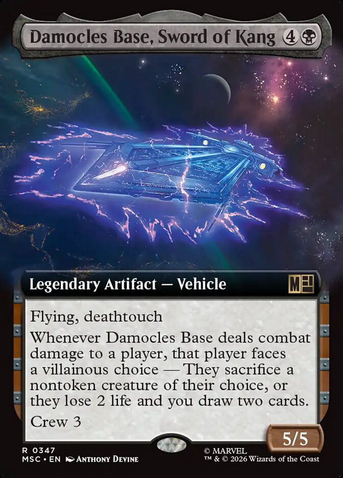 Damocles Base, Sword of Kang