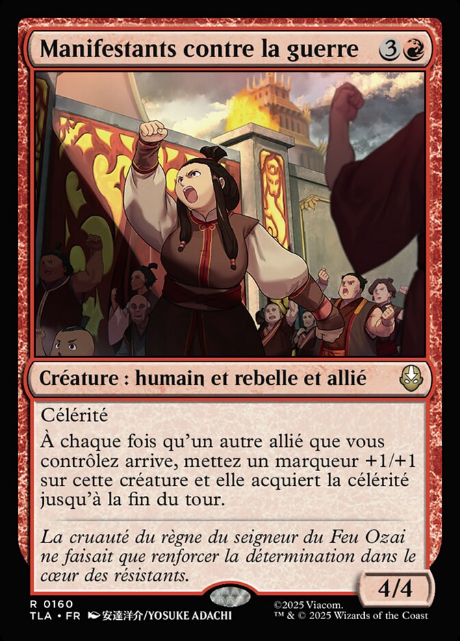 Manifestants contre la guerre