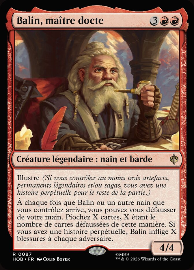 Balin, maître docte