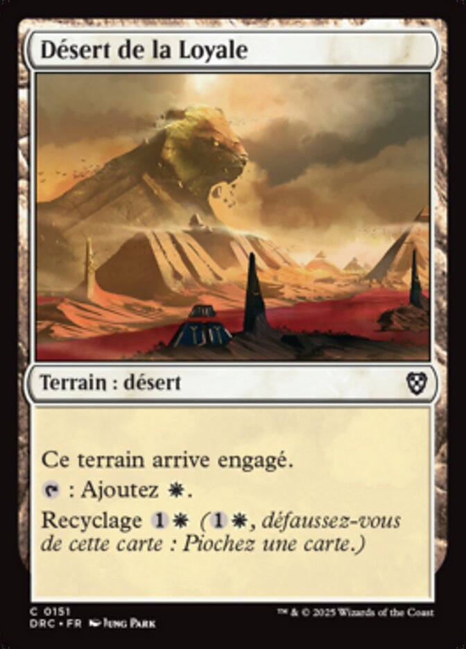 Désert de la Loyale