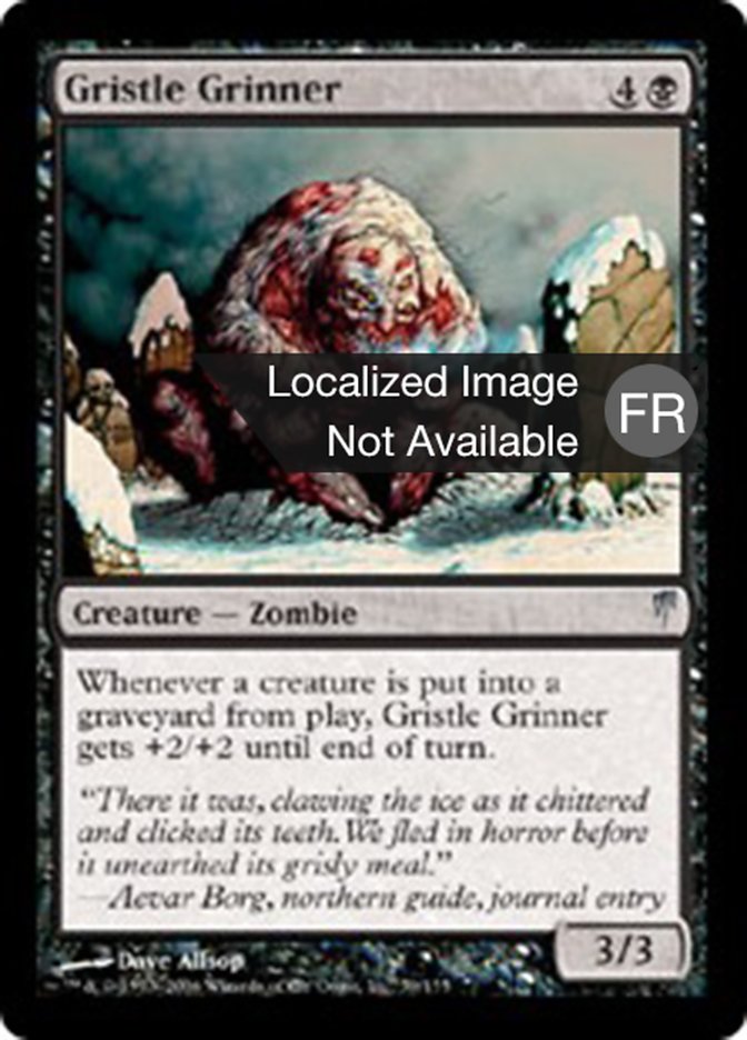 Grimaceur aux ligaments