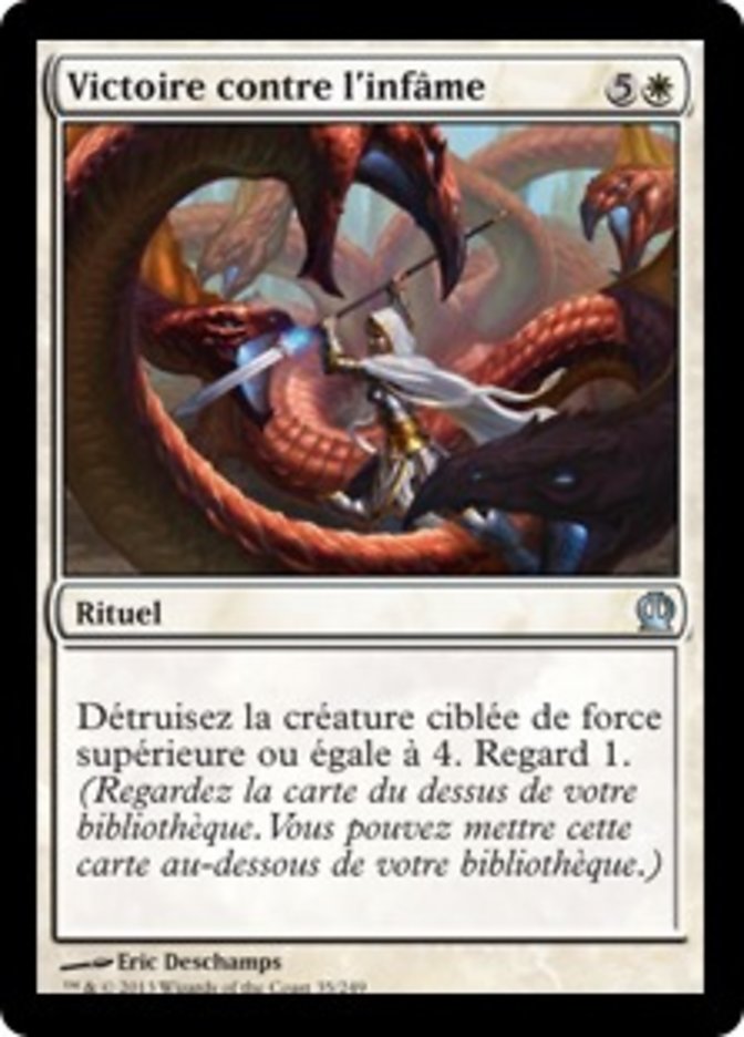 Victoire contre l'infâme