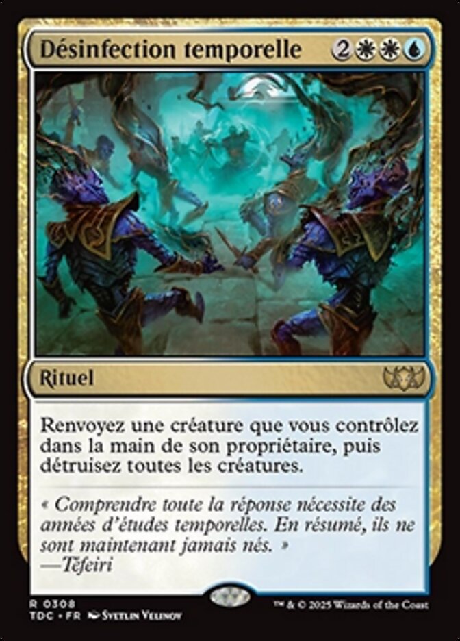 Désinfection temporelle