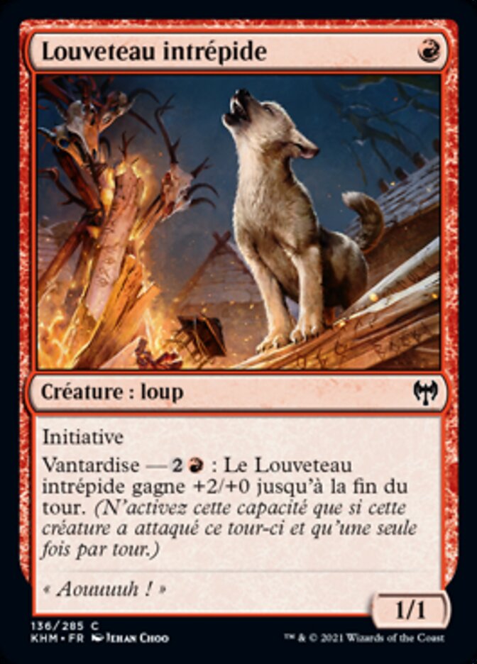 Louveteau intrépide