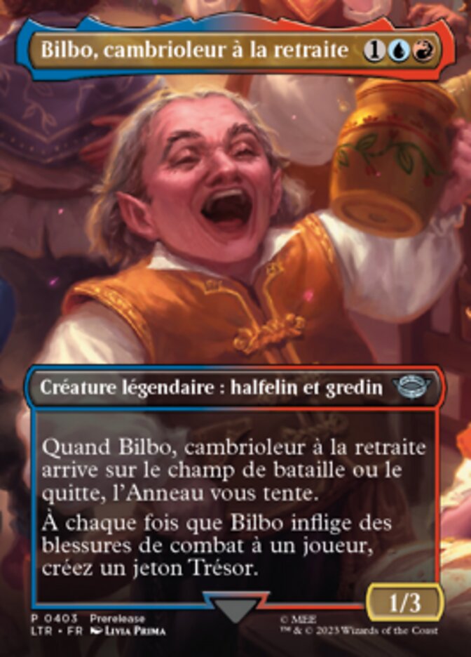 Bilbo, cambrioleur à la retraite