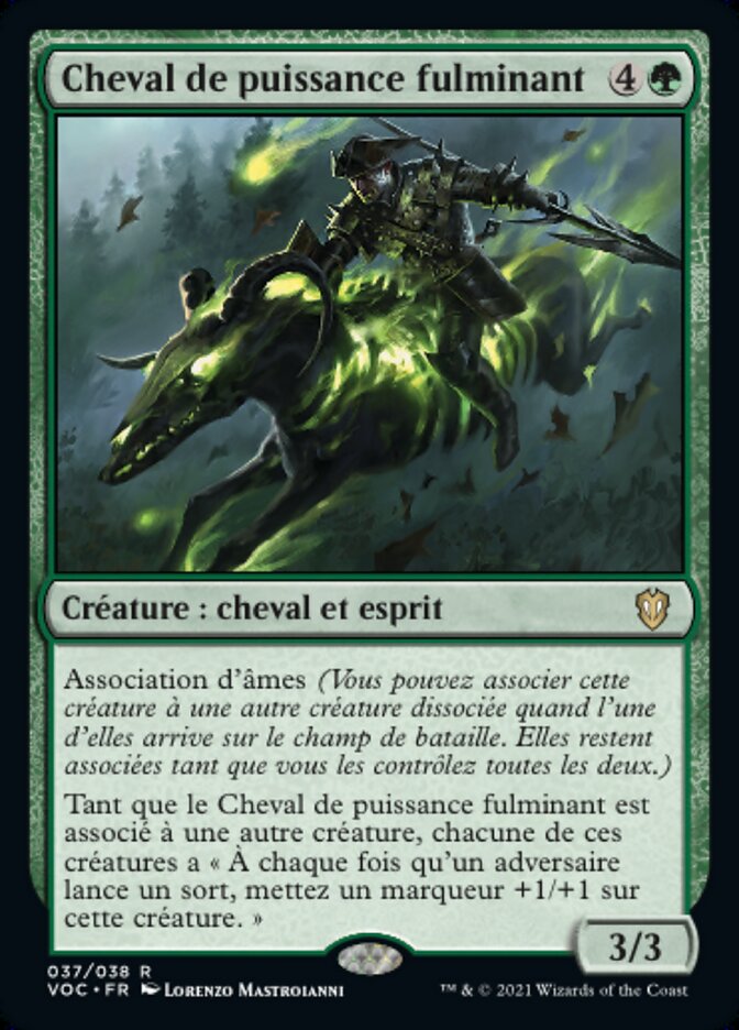 Cheval de puissance fulminant