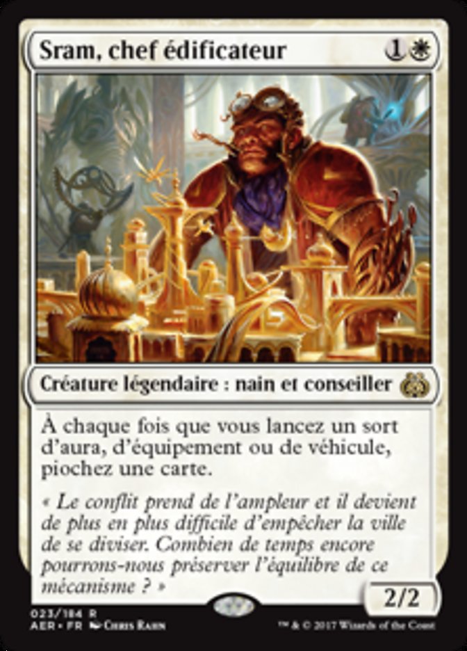 Sram, chef édificateur