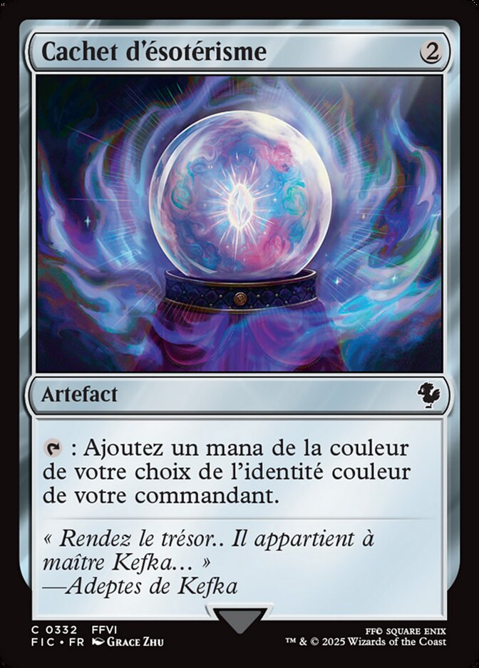 Cachet d'ésotérisme