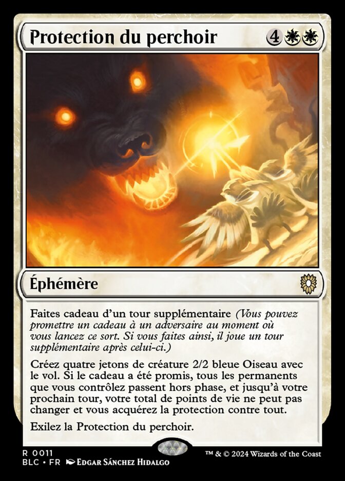 Protection du perchoir