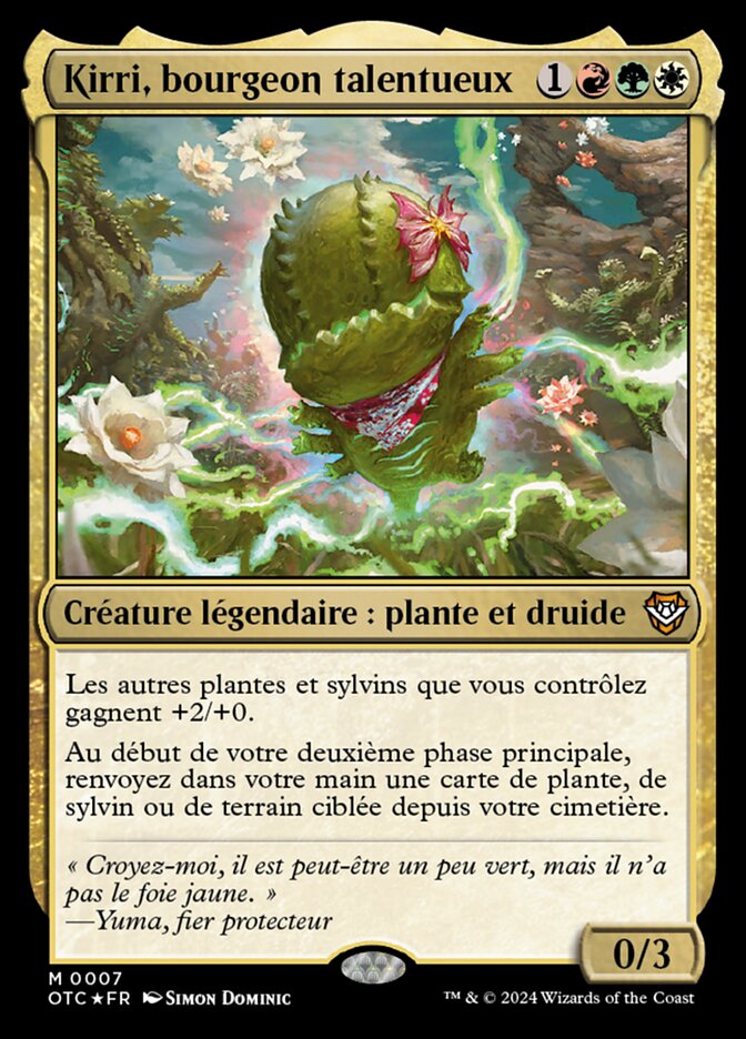 Kirri, bourgeon talentueux