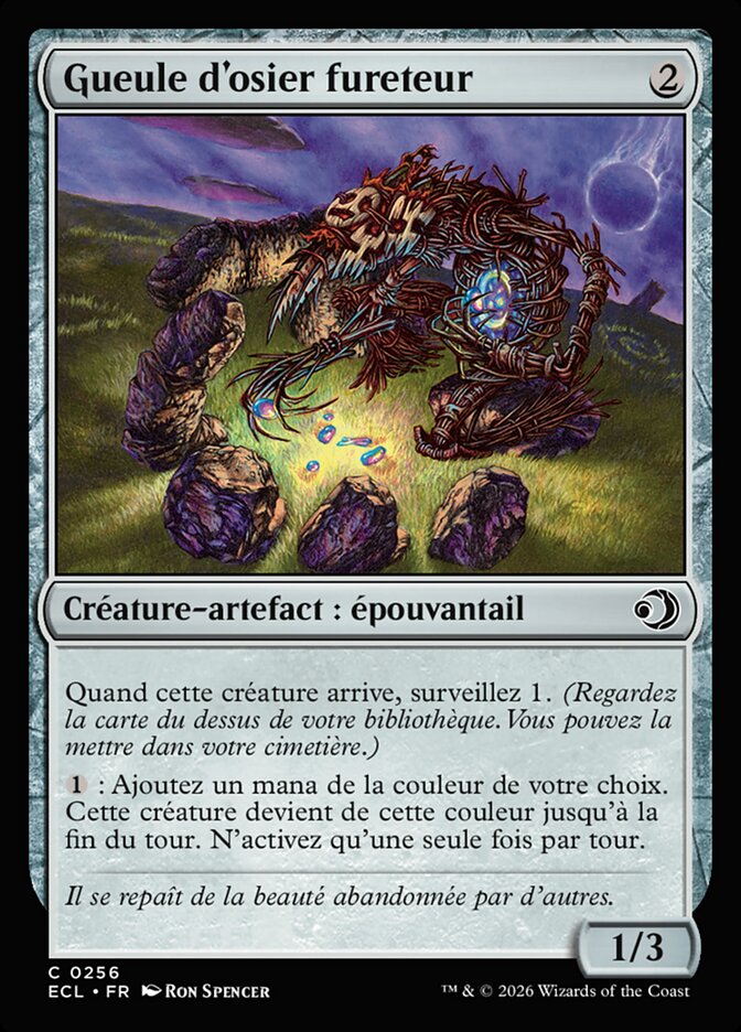 Gueule d'osier fureteur