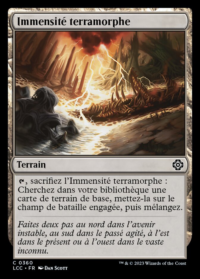 Immensité terramorphe