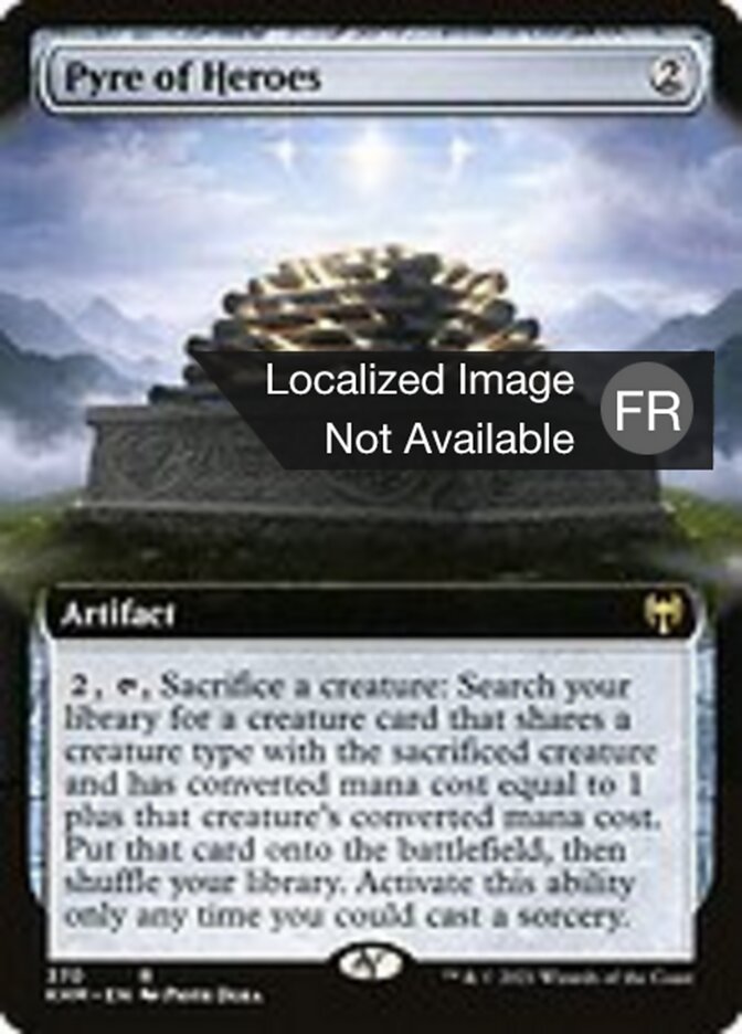 Bûcher funéraire des héros