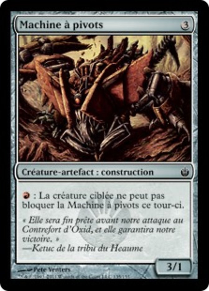Machine à pivots