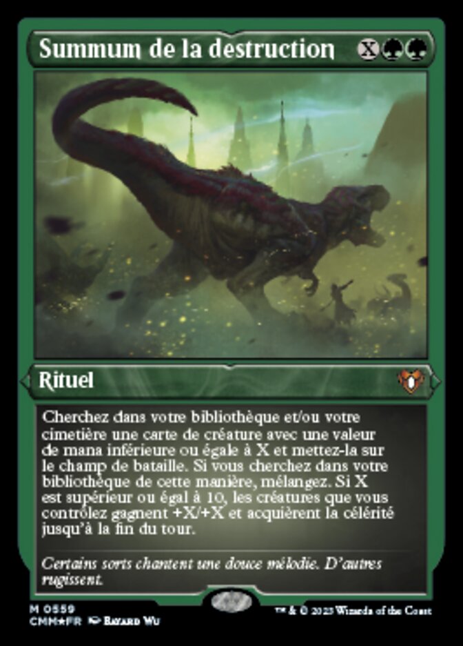 Summum de la destruction