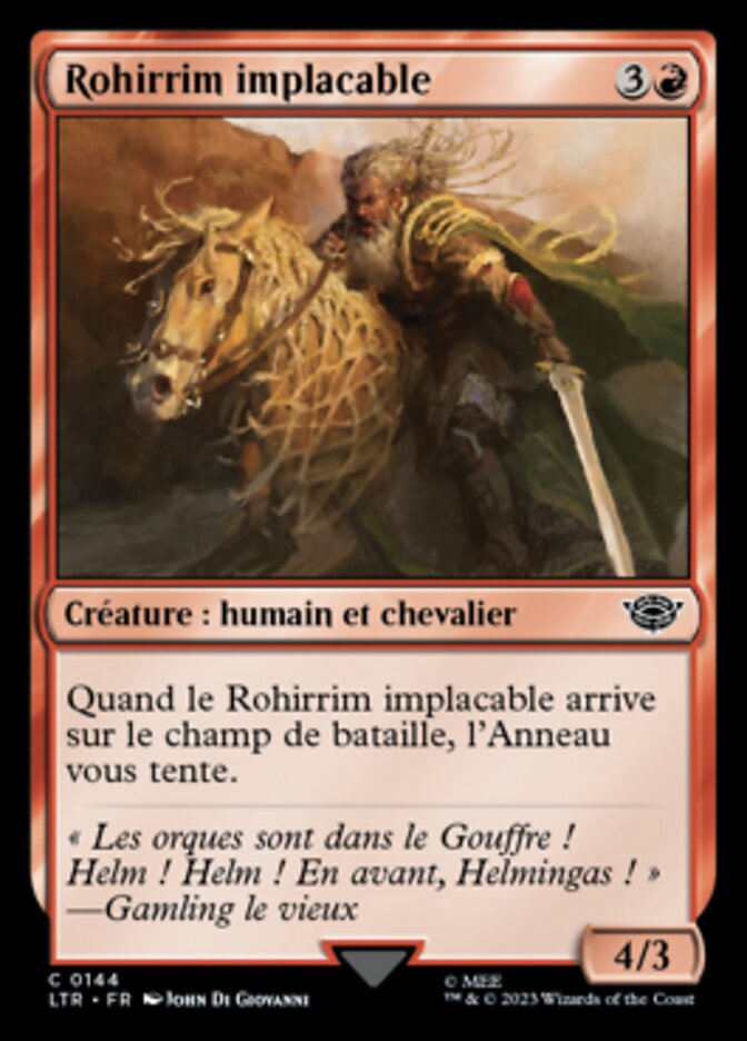 Rohirrim implacable