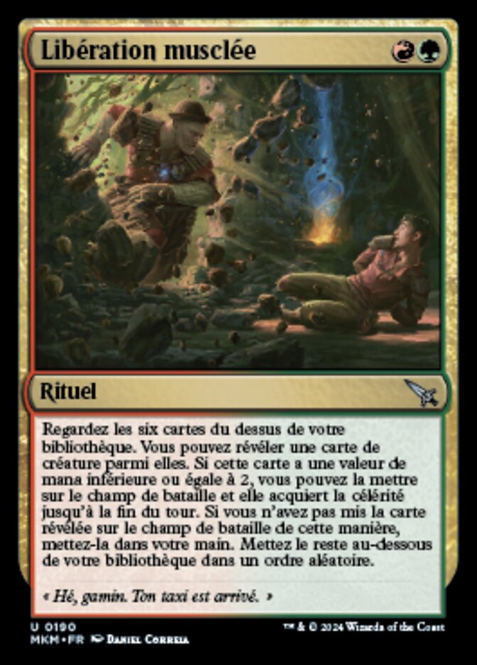 Libération musclée