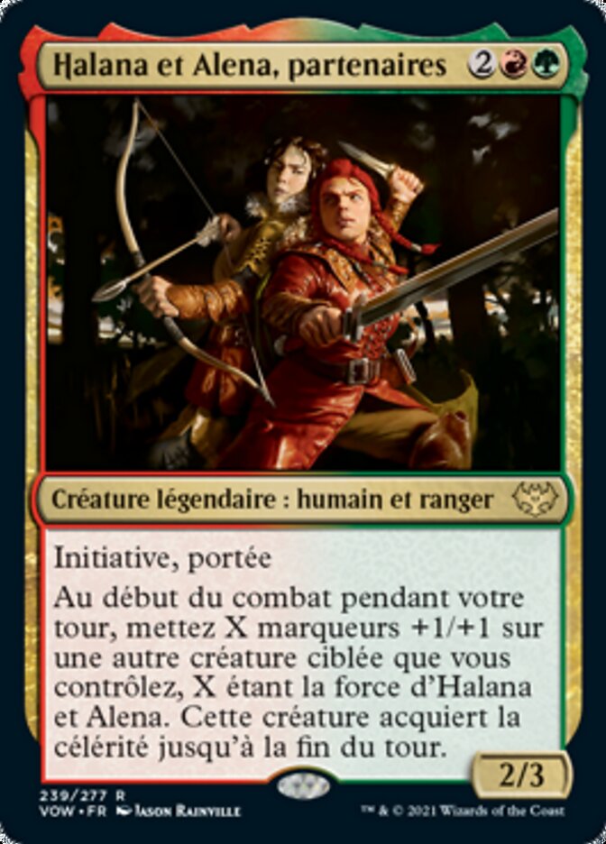 Halana et Alena, partenaires