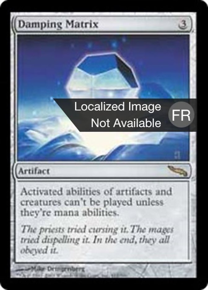 Matrice d'amortissement