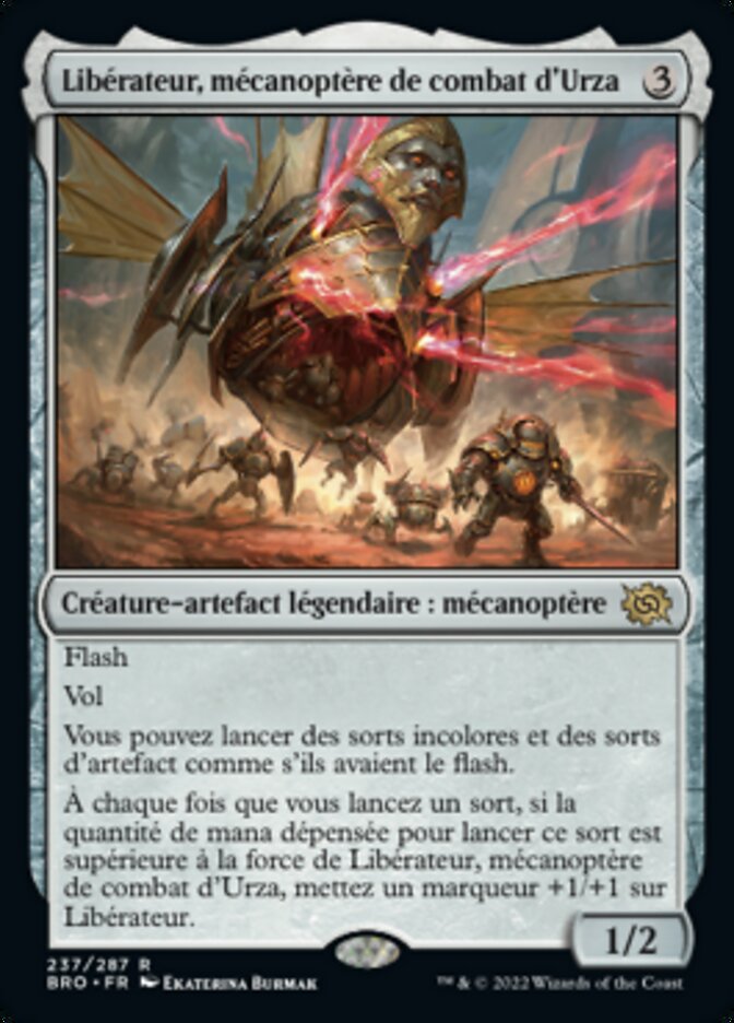 Libérateur, mécanoptère de combat d'Urza