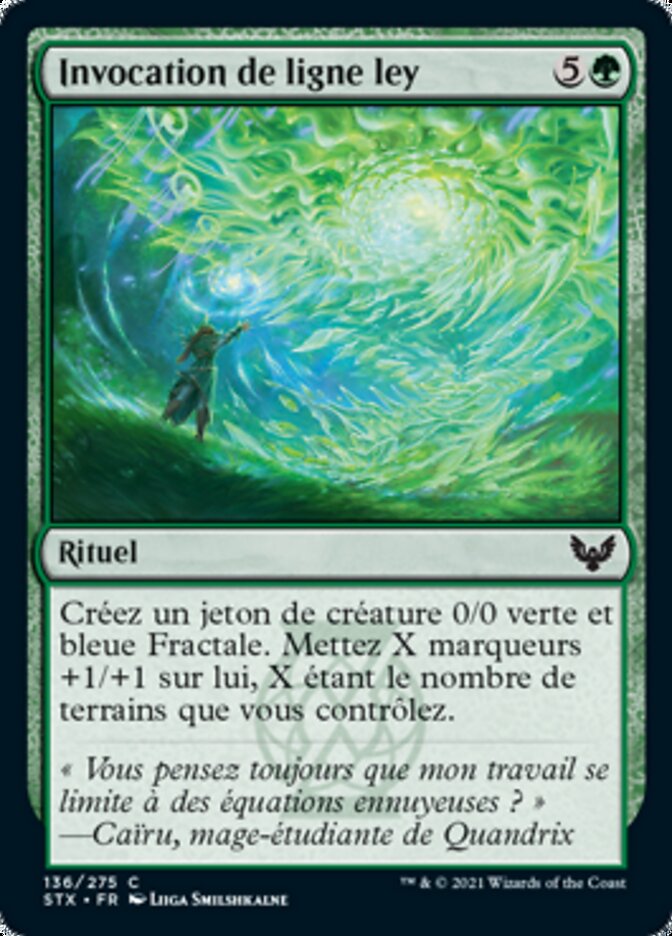 Invocation de ligne ley