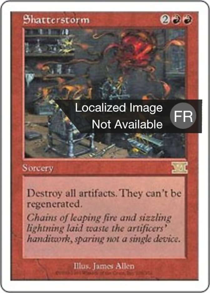 Tempête fracassante