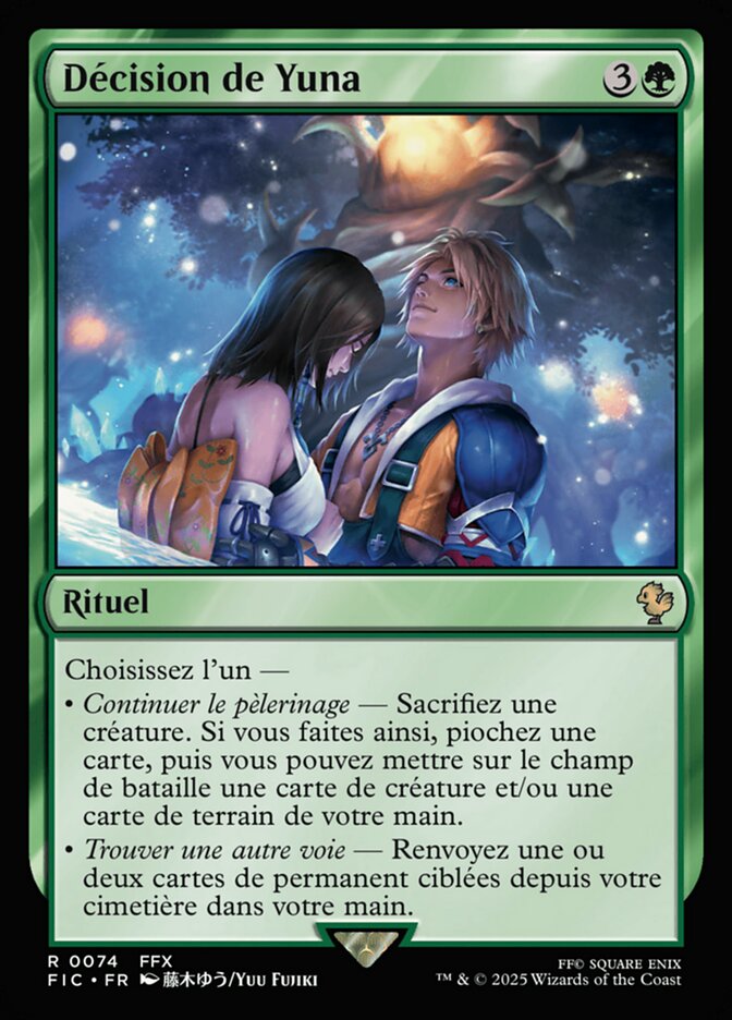 Décision de Yuna
