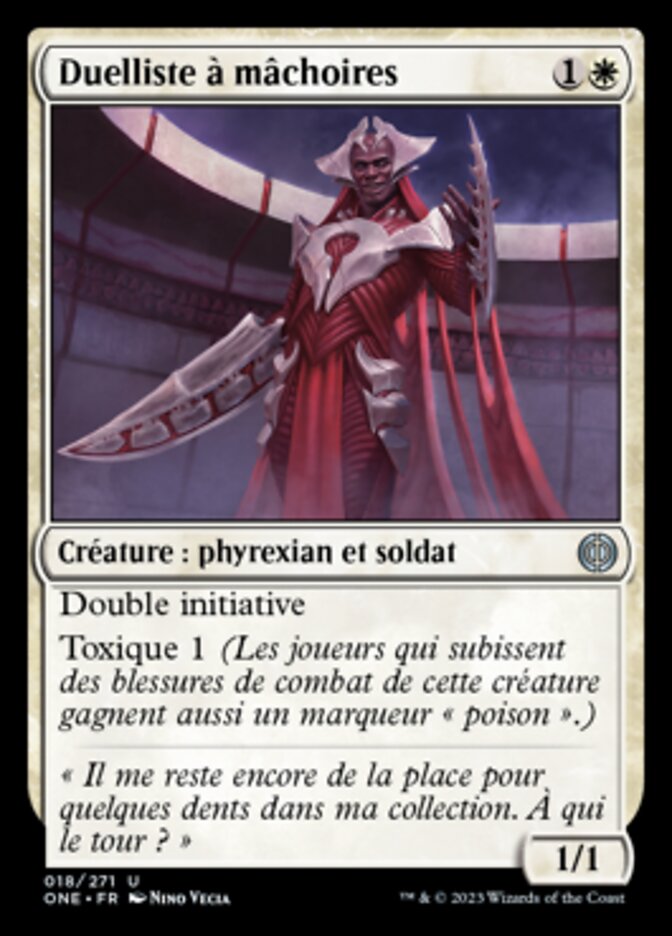 Duelliste à mâchoires