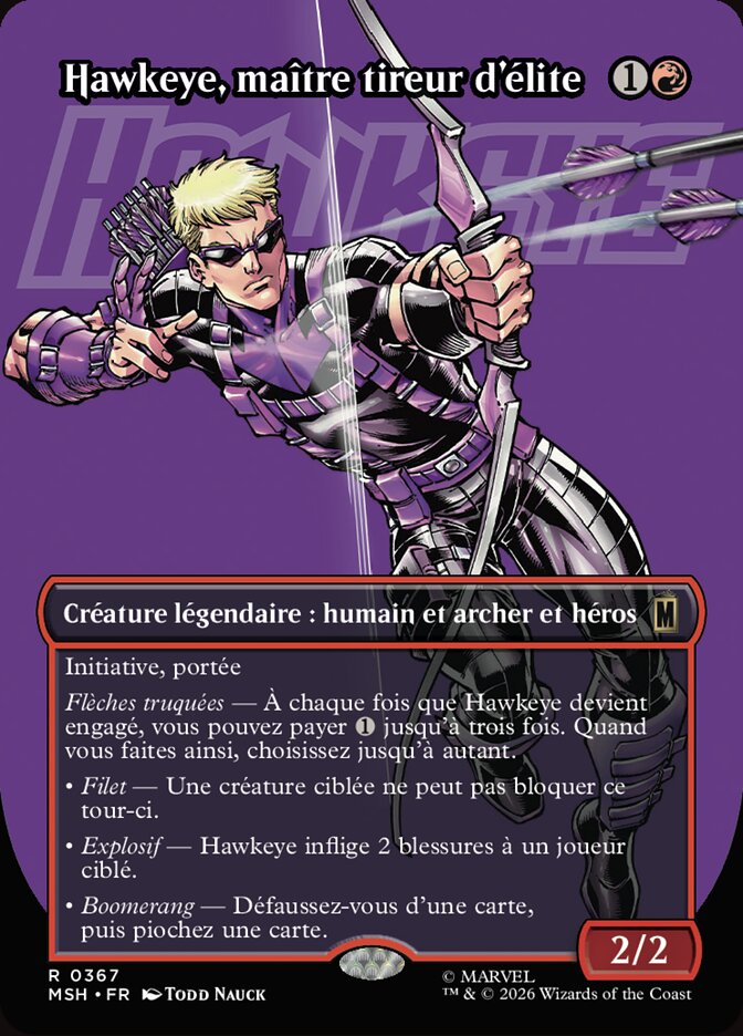 Hawkeye, maître tireur d'élite