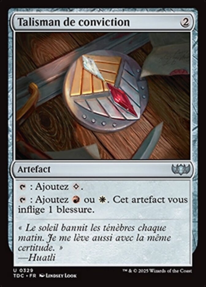 Talisman de conviction