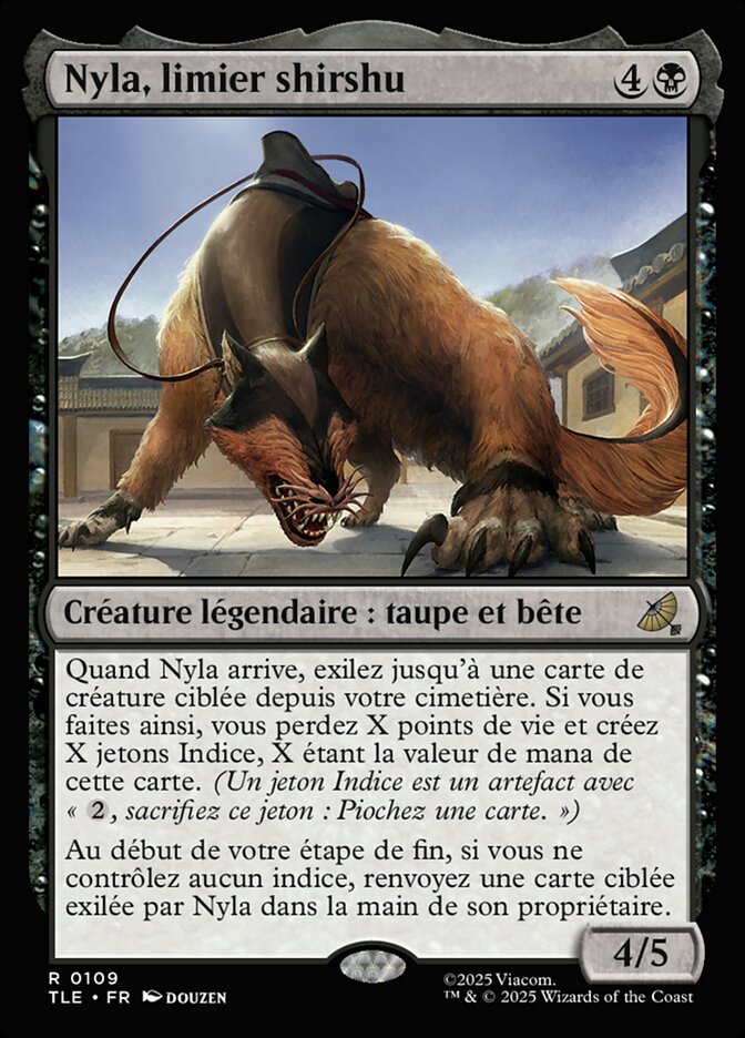 Nyla, limier shirshu