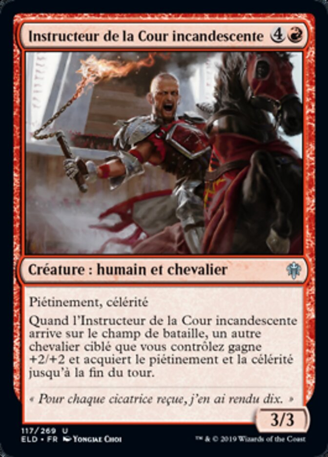 Instructeur de la Cour incandescente