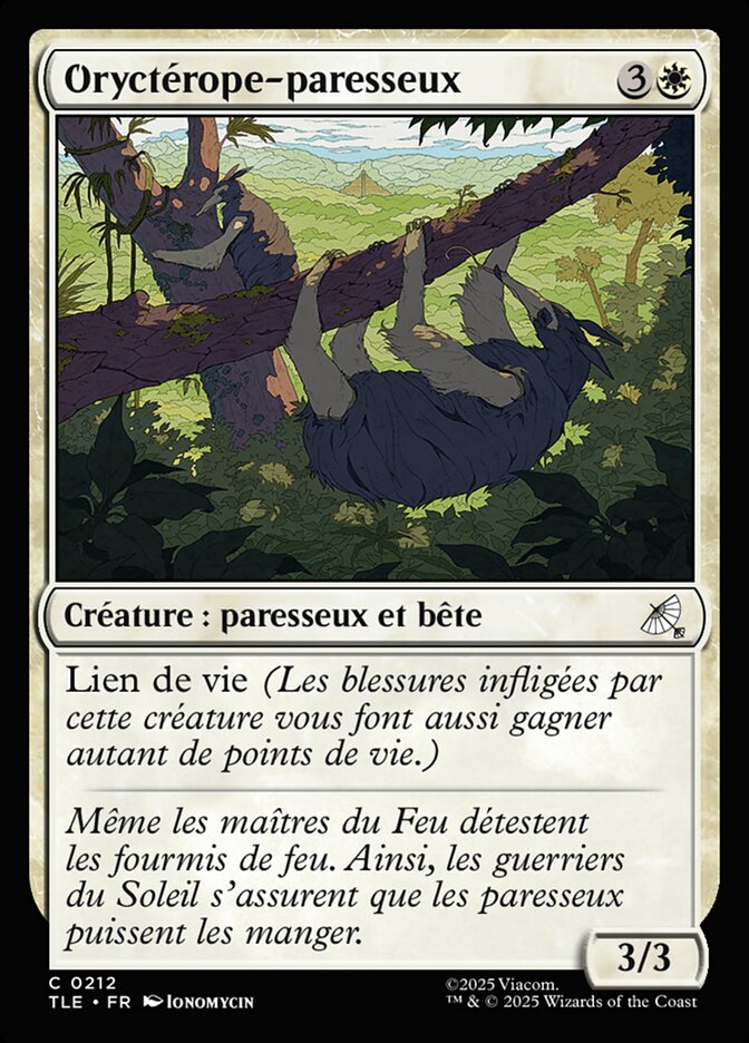 Oryctérope-paresseux